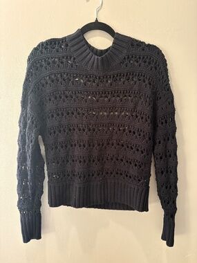 Abercrombie + Fitch Crochet Sweater - Size XS